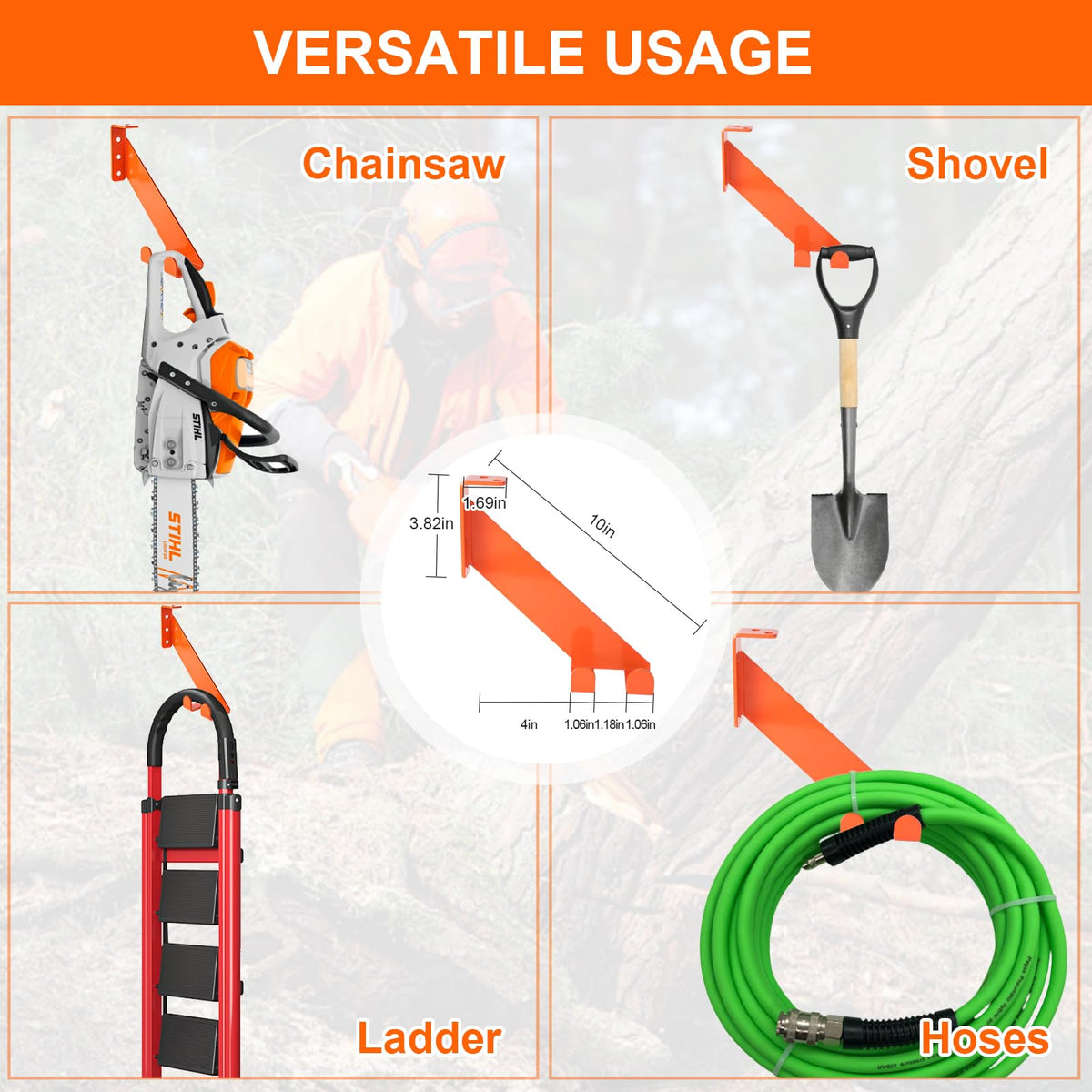iulrtba side-handle mounting option for convenient access to chainsaw
