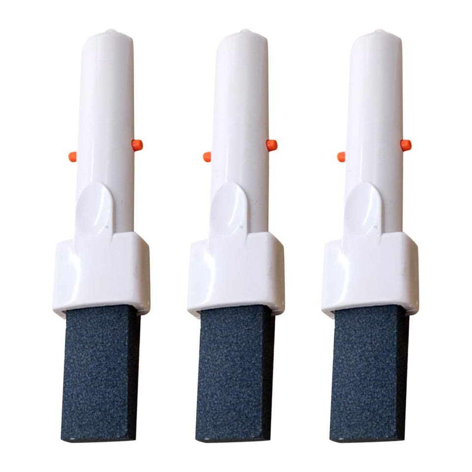 IUYYPU pool pumice stone with clip handle for easy pole attachment and reach.