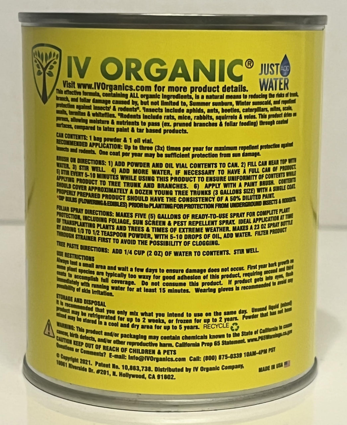 IV Organic 3-in-1 Plant Guard organic formula offers plant-friendly protection.