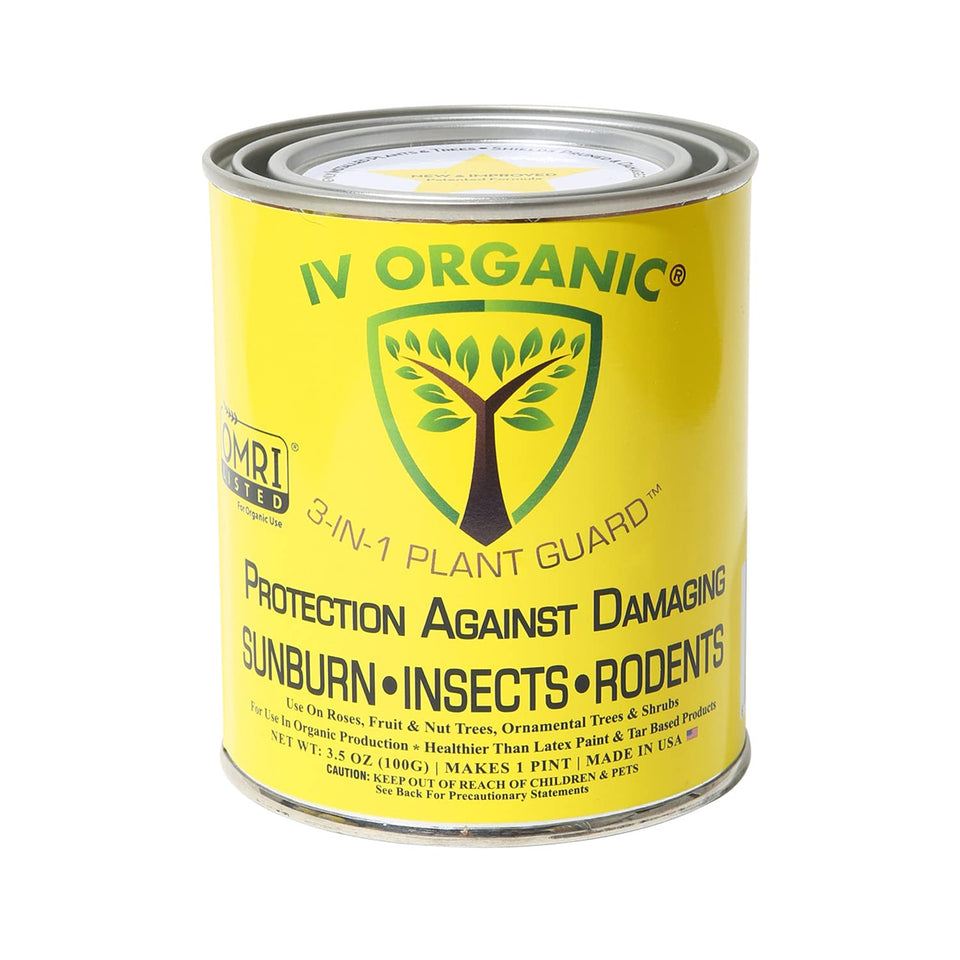 IV Organic 3-in-1 Plant Guard bottle shown for plant coverage and protection