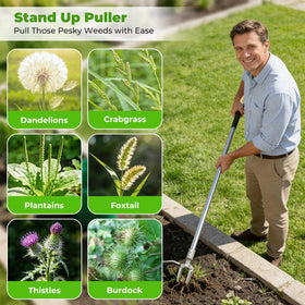 IVVIC heavy-duty weeder shown with easy storage after use