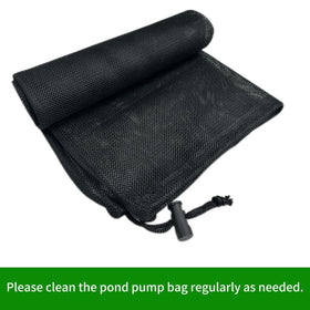 IWBOTQ filter bag shows debris protection in action.