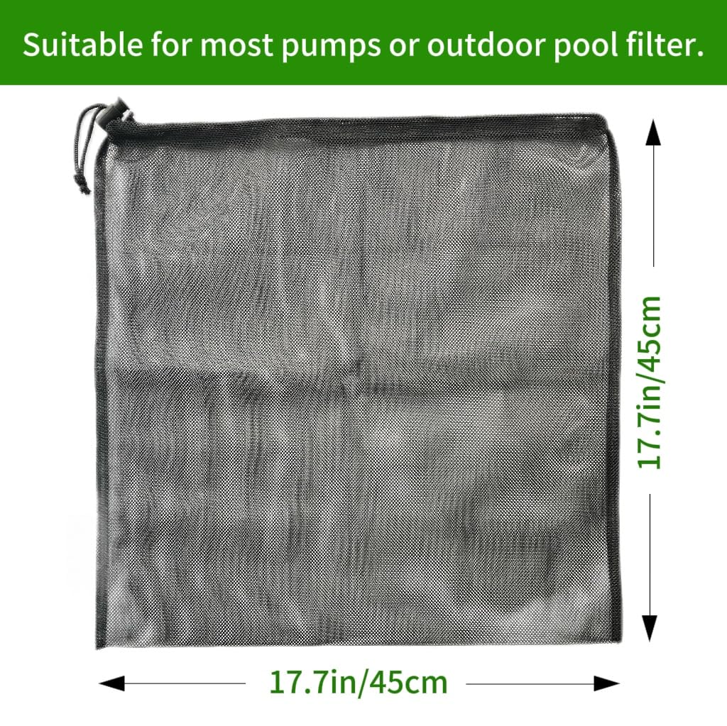 IWBOTQ pump filter bag mesh close-up shows durable polyester weave.