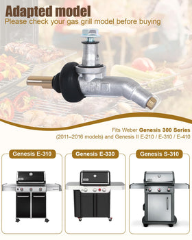 IWWFDD propane LP grill valve close-up showing solid build and easy replacement