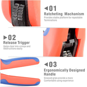 Wire shear cutter ready for neat, straight cuts during installation.