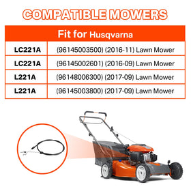 IWIWE replacement drive cable improves engagement with mower drive wheels