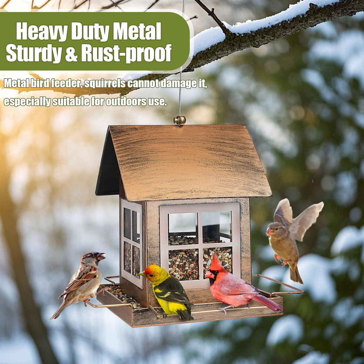 IWNTWY copper-plated surface offers vintage look and rust resistance.