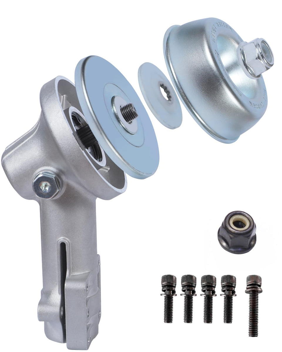 IWWFDD gear head assembly close-up with precision gears for smoother cuts.
