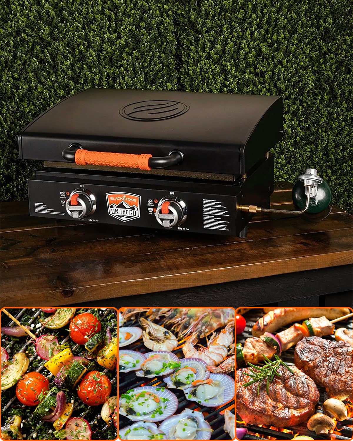 IWWFDD griddle lid handle for Blackstone AR 2305 simplifies installation and quick return to use.