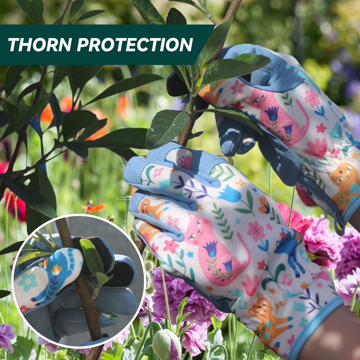 IYICLOTH elastic wrist design keeps gloves securely in place
