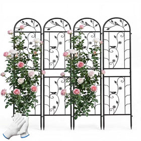 IYINIYI 4-pack trellis assembly side hook detail enables quick tool-free setup