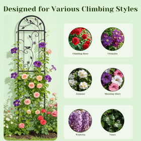 IYINIYI 4-pack trellis suitable for climbing roses and clematis