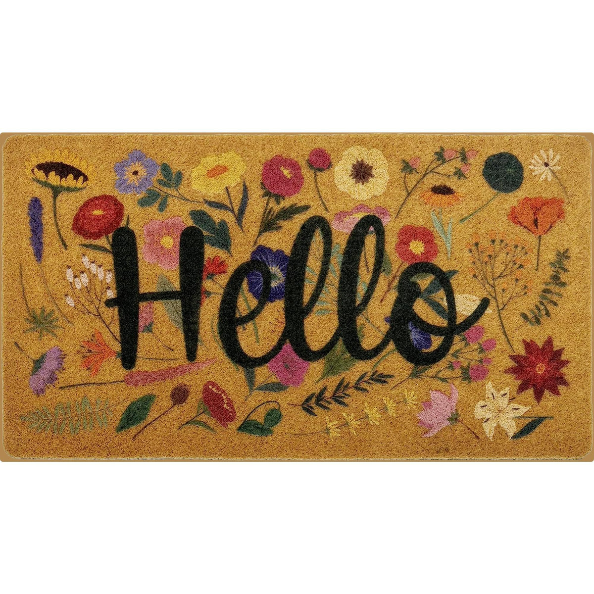IZUS 17x29 inch entryway mat fits compact entryways and busy households.