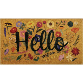 IZUS 17x29 inch entryway mat fits compact entryways and busy households.