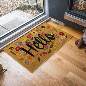 IZUS durable faux coir surface remains neat and resistant to wear.