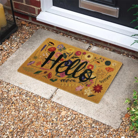 IZUS non-slip backing keeps the mat in place on various floors.