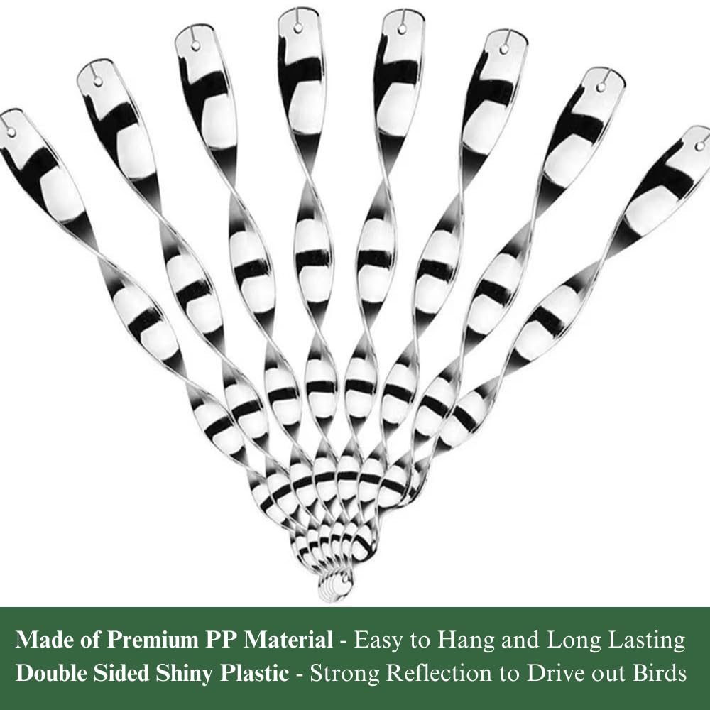 jabrand mirror-coated rods spin with breeze creating visual disruption for visiting birds