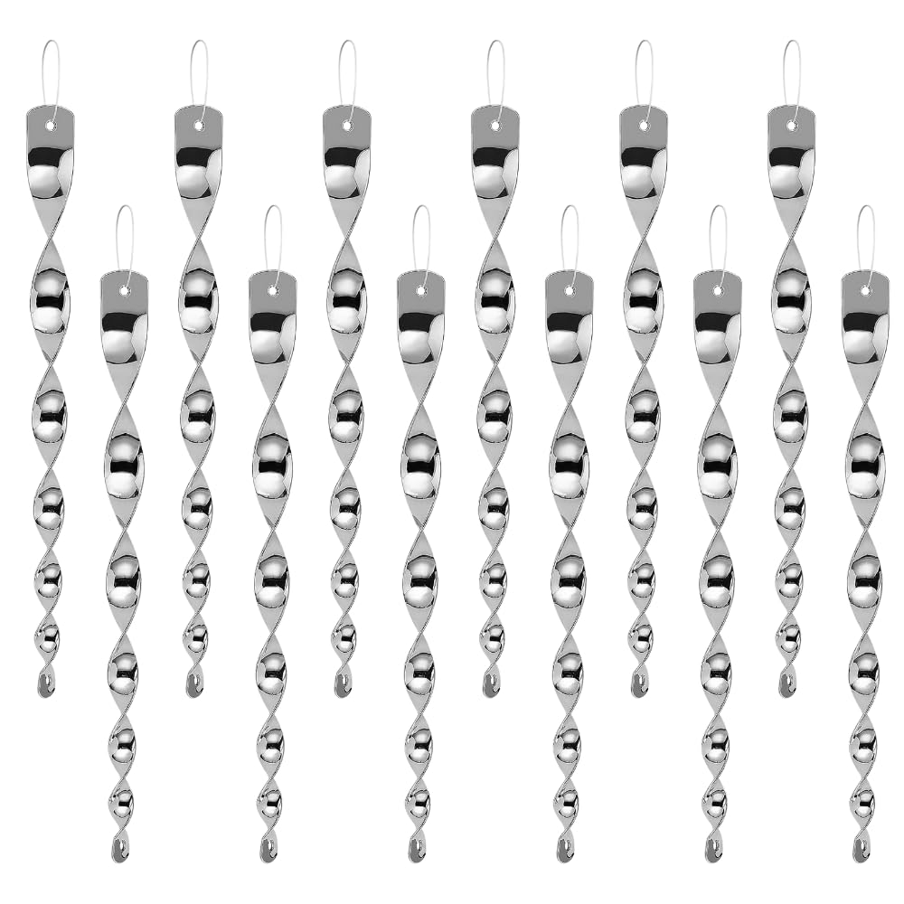 jabrand woodpecker deterrent 12pcs rods set in silver to deter birds in gardens