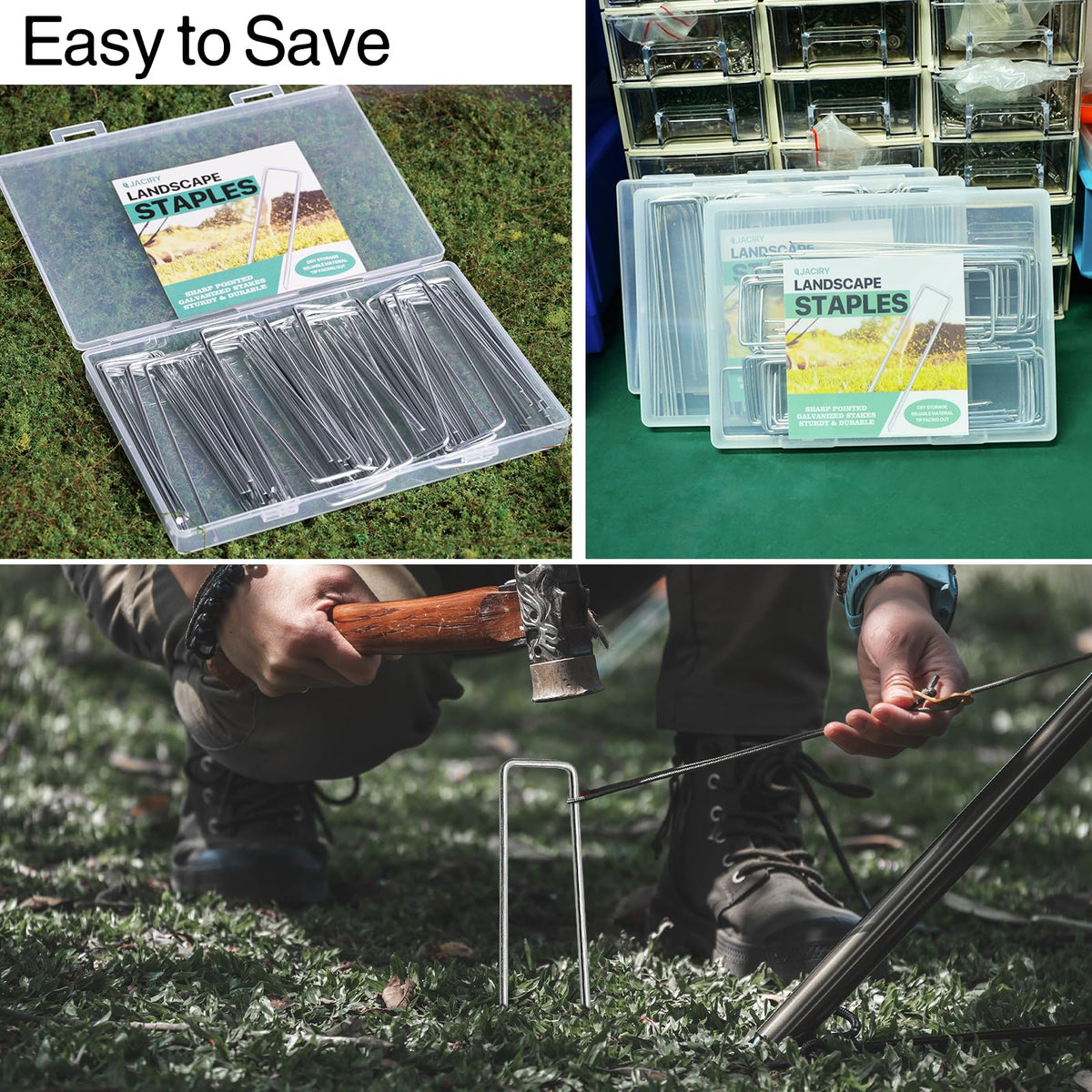 Jaciry compact storage: tidy 80-pack neatly organized.