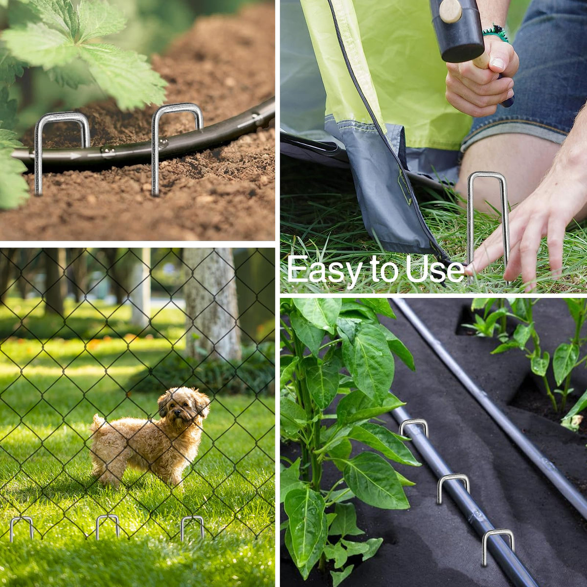 Jaciry professional landscape staples: trusted by landscapers for durable outdoor use.