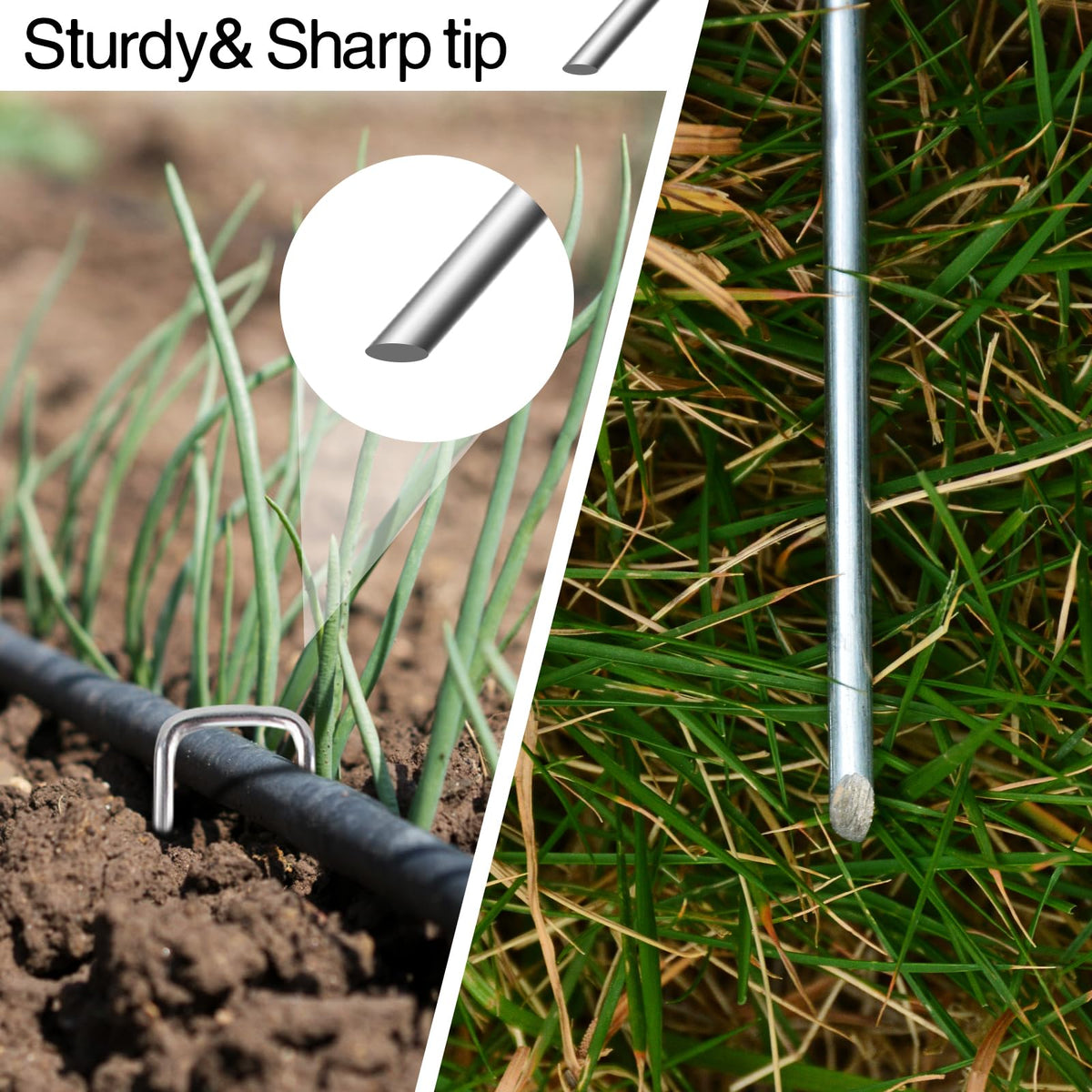 Jaciry weed barrier anchors: secure fabric and netting reliably.