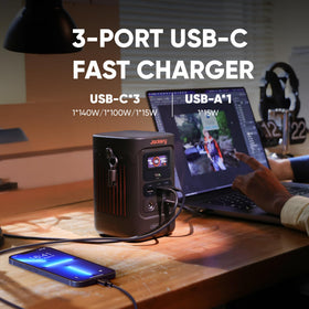 Jackery Explorer 240D LiFePO4 battery offers long life and durability.