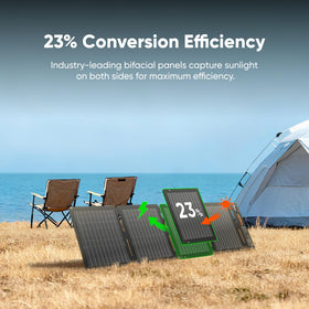 Jackery SolarSaga 40W Air powers multiple devices with 40W total output via USB