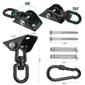 JACNITAD detachable swing ring for quick hammock connections