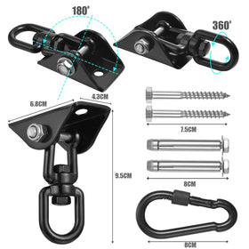 JACNITAD concrete ceiling mount provides a strong anchor.
