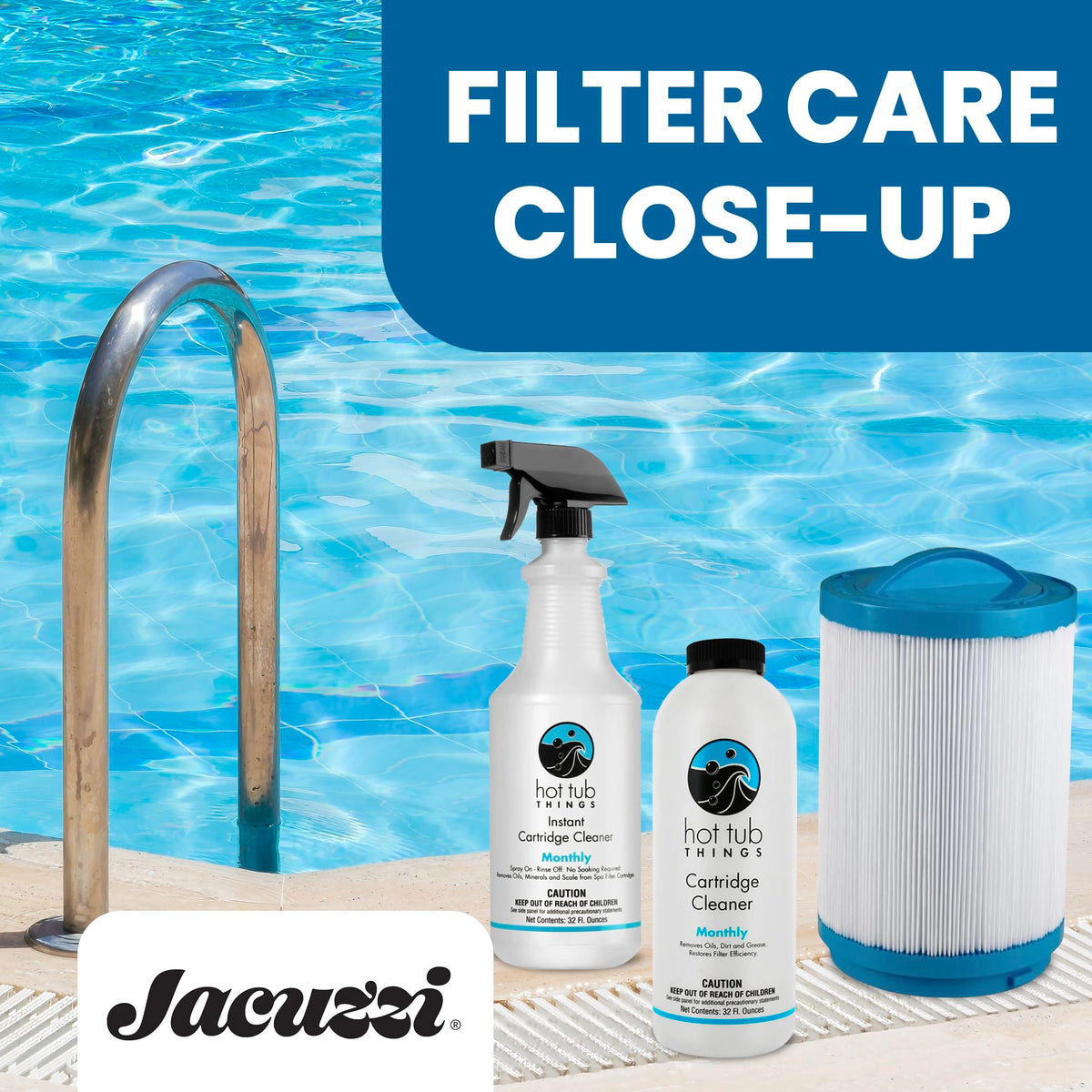 Jacuzzi 6473-157J long-lasting performance for home and outdoor spas.