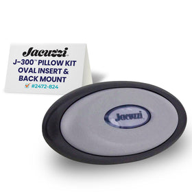 Jacuzzi J-300 oval pillow insert provides neck support for long soaks