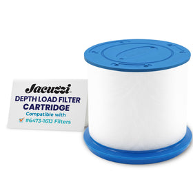 Jacuzzi ProClarity depth-load filter showing ultra-fine filtration for crystal-clear water