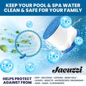 Jacuzzi ProClarity easy-install design enabling quick replacement