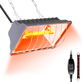 Jaenmsa chicken heater in coop delivering warm coverage for chicks and small pets.