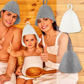 JaGely Russian banya cap suitable for home sauna or bathhouse use.