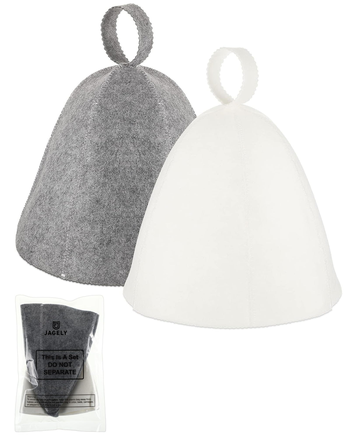 JaGely sauna hat gift-ready packaging, ideal for gifting sauna enthusiasts.
