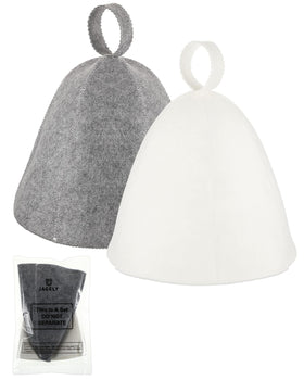 JaGely sauna hat gift-ready packaging, ideal for gifting sauna enthusiasts.