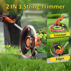 JAGROM cordless trimmer with battery included for on-site use