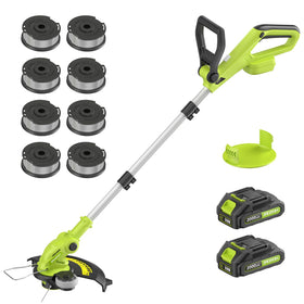 JAGROM electric string trimmer full view for versatile yard maintenance