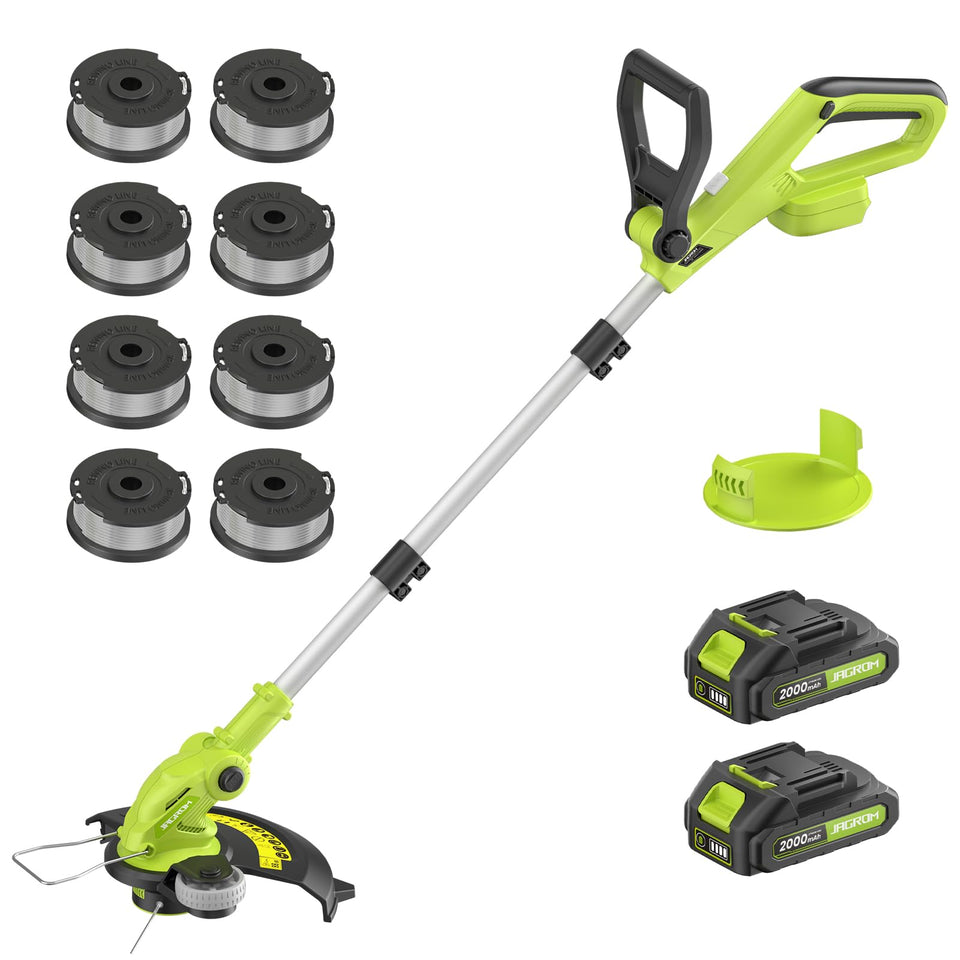 JAGROM electric string trimmer full view for versatile yard maintenance