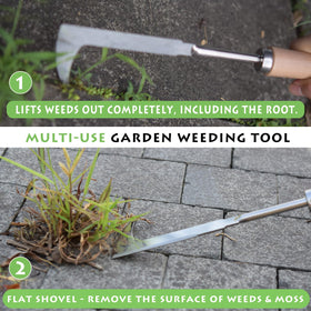 Jahenway Crack Weeder clears tough spots on patios and sidewalks