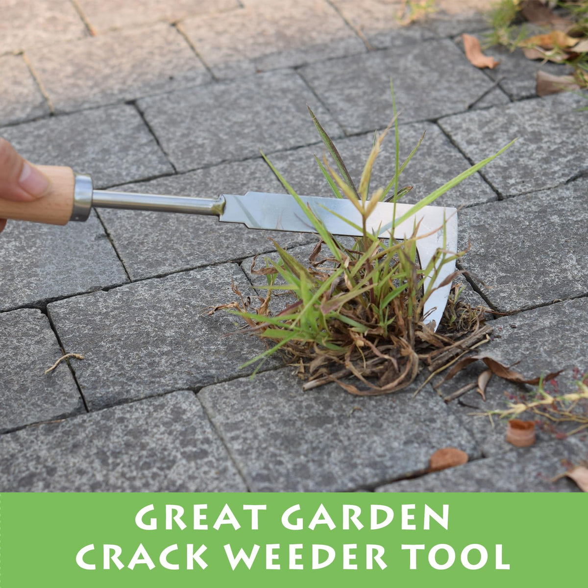 Jahenway Crack Weeder stainless steel resists rust for outdoor use