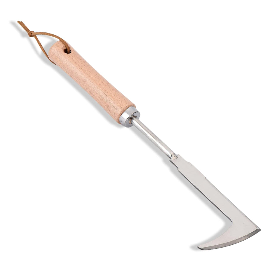 Jahenway Crack Weeder with L-shaped blade targets cracks for precise weed removal