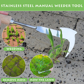 Jahenway Crack Weeder stores easily thanks to the wooden handle hole.