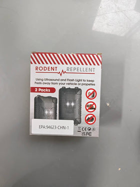 Jahy2Tech 12V powered rodent repeller compatible with battery or USB supply.