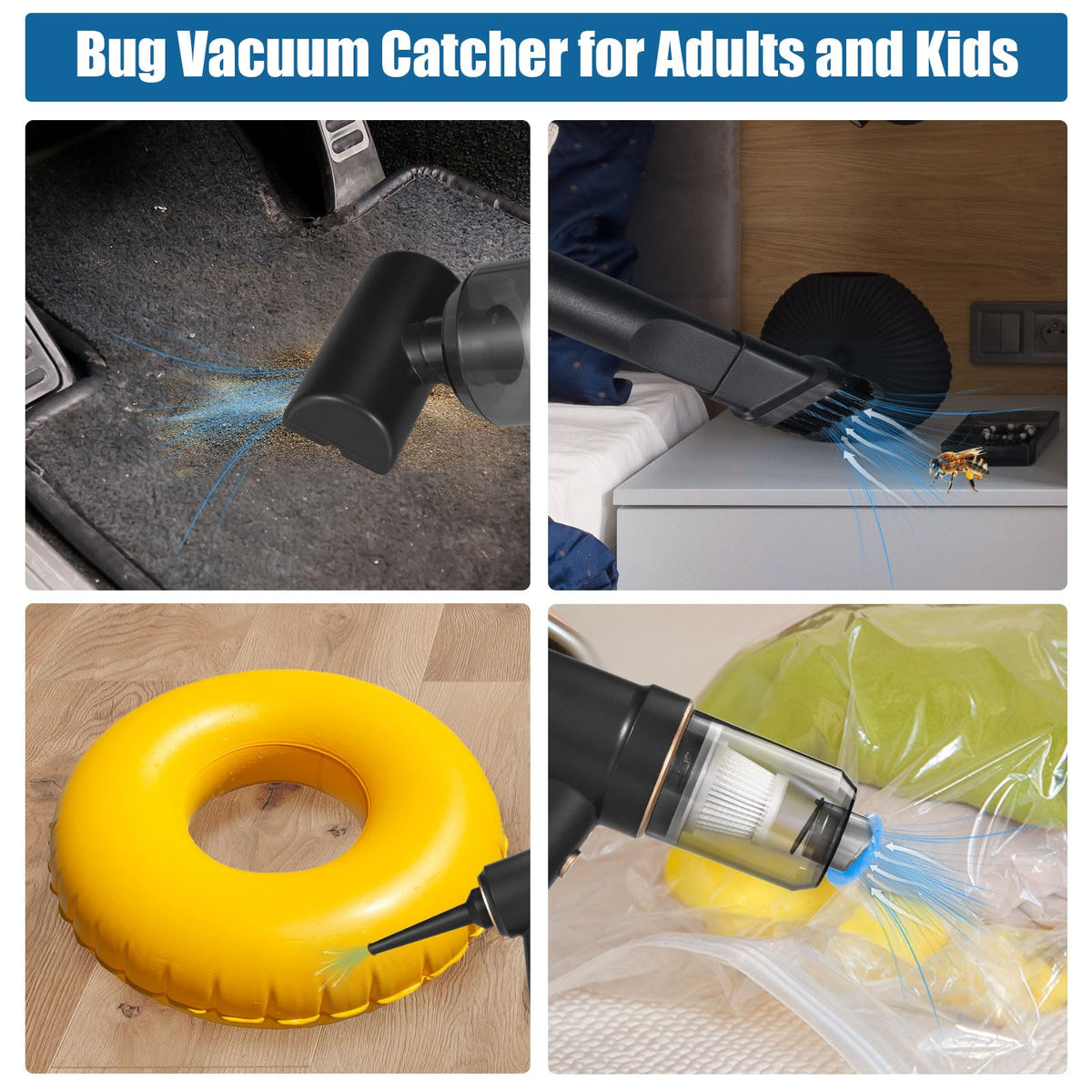 Jahy2Tech bug vacuum catcher motor detail shows powerful suction.