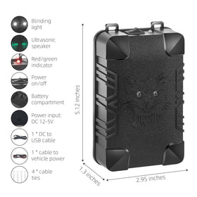Jahy2Tech easy-installation rodent deterrent near engine for quick setup.