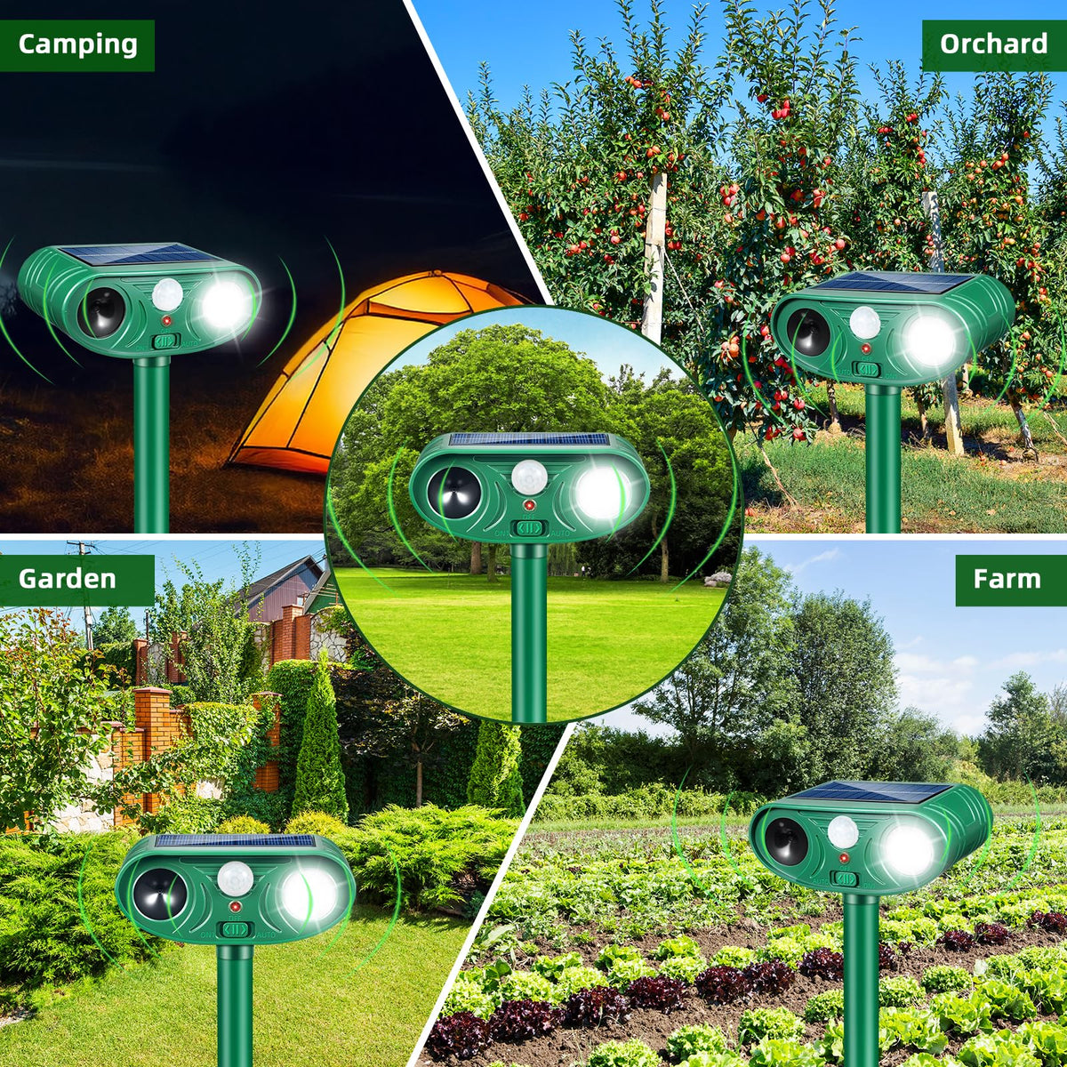 Jahy2Tech Fortress Pro night-illumination aids deterrence with motion-activated LEDs.