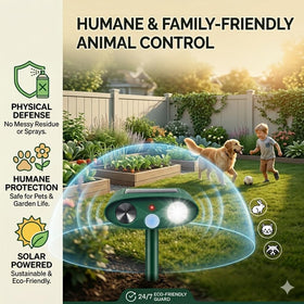 Jahy2Tech Fortress Pro solar panel powers reliable deterrence day after day