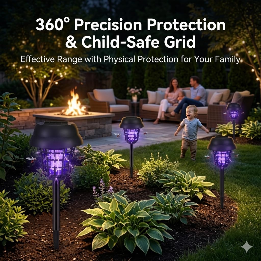 Jahy2Tech four-pack display highlights value and multi-area pest protection.